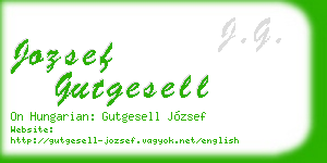 jozsef gutgesell business card